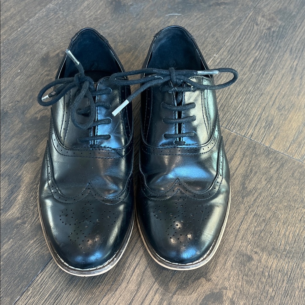 Classic Black Boy’s Dress Shoes